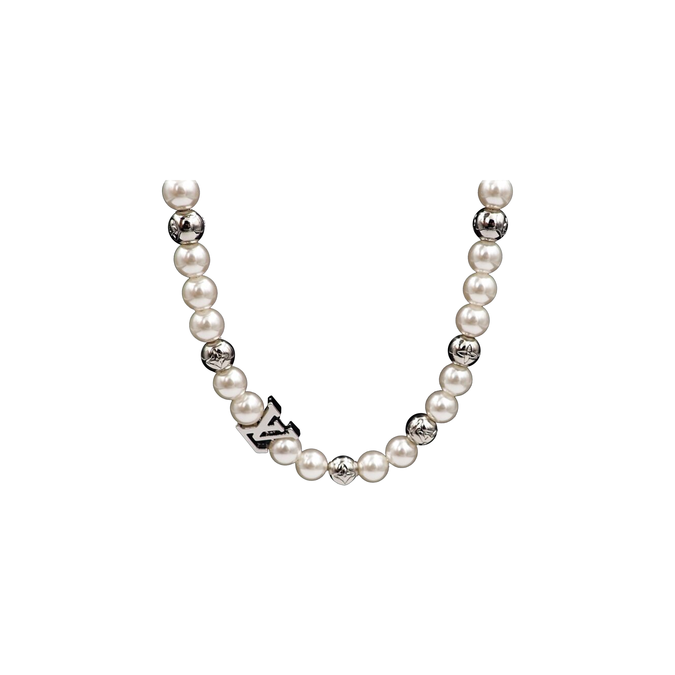 l**is V*t*n lv monogram pearls necklace m01783